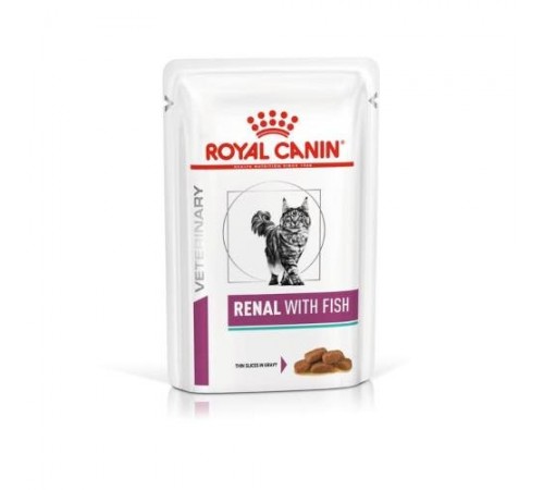 Royal Canin Renal with Tuna Feline - вологий корм, ветеринарна дієта для котів, ниркова недостатність, 0,085кг