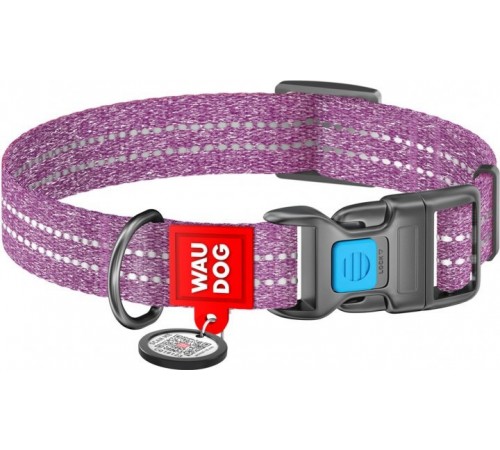 WAUDOG Clothes Шлея для собак м'яка c QR-паспортом, світловідбивна, ХS4 B 36-39 см, C 26-28 cм