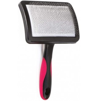 Пуходерка з антистатіком та напиленням велика, 11,5х9см