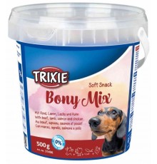 TRIXIE Суміш лакомств Bony Mix (яловичина, ягня, лосось, куриця) 500 гр TX-31496