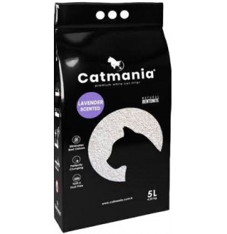 Catmania Lavander - бентонітовий наповнювач, лаванда, фіолет. гранули, 5л