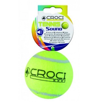 CROCI Іграшка для собак М'яч тенисний, пищалка, 6,5см, 6шт/уп (ціна за 1шт)