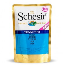 Schesir ТУНЕЦЬ ДЛЯ КОШЕНЯТ (Tuna Kitten) консерви для кошенят, пауч, 100 г, (C575) (751058х20шт)
