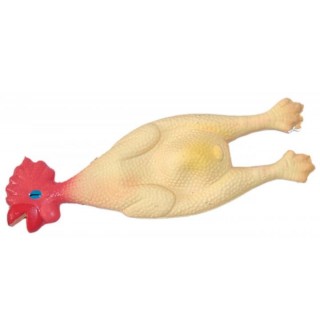 CROCI Іграшка для собак Куриця, латекс, пищалка, 24см, 6шт/уп (ціна за 1шт)
