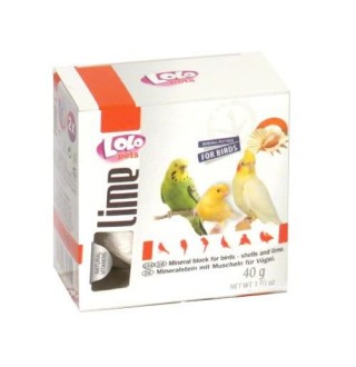 Lolopets мінеральний камінь для птахів-з ракушками 40гр. LO-72056