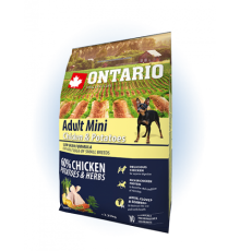 Ontario Adult Mini Chicken&Potatoes - сухий корм для дорослих собак дрібних порід з куркою та картоплею, 2,25кг