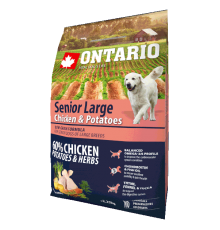 Ontario Senior Large Chiken&Potatoes - сухий корм для літніх собак великих порід з куркою та картоплею, 2,25кг
