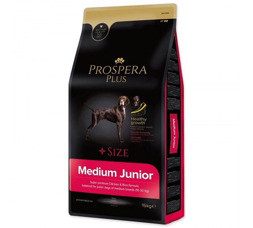 Prospera Plus Medium Junior - сухий корм для собак юніорів середніх порід, 15кг