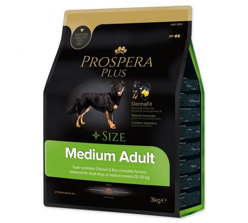 Prospera Plus Medium Adult - сухий корм для дорослих собак середніх порід, 3кг
