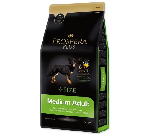 Prospera Plus Medium Adult - сухий корм для дорослих собак середніх порід, 15кг