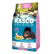 Rasco Premium Puppy Mini - повнораціонний сухий корм для цуценят дрібних порід, 1кг