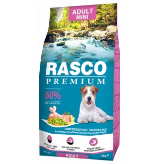 Rasco Premium Adult Small - повнораціонний сухий корм для дорослих собак дрібних порід, 1кг 
