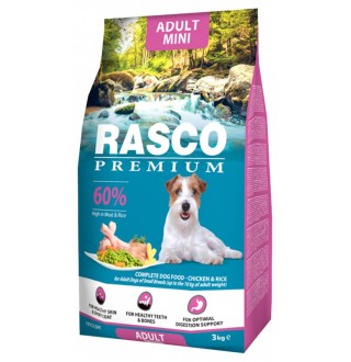 Rasco Premium Adult Small - повнораціонний сухий корм для дорослих собак дрібних порід, 3кг 