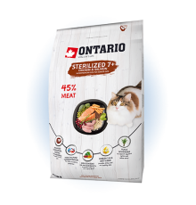 Ontario Cat Sterilised Senior 7 - сухий корм для стерилізованих котів старше 7 років, 400г