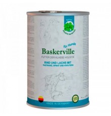 Baskerville HF Holistic Rind und Lachs. Вологий корм Яловичина та лосось для собак, 800g