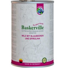 Baskerville HF Sensitive Вологий корм Оленина з чорницею та спіруліною, 400g