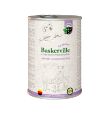 Baskerville Super Premium Вологий корм Ягня та смородина для цуценят, 400g