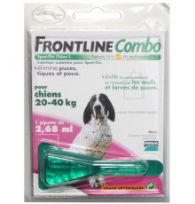 Frontline КОМБО СПОТ ОН для собак 20-40 кг (L) упаковка (3 піпетки) (1/10/80)