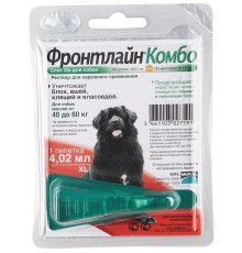Frontline КОМБО СПОТ ОН монопіпетка для собак 40-60 кг (XL)