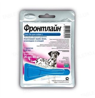 Frontline СПОТ ОН монопипетка для соб 20-40 кг (L)