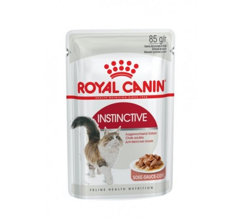 Royal Canin Instinctive in gravy - повнораціонний вологий корм для дорослих котів, 0,085кг