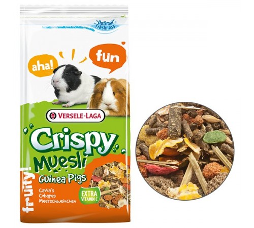 VL Crispy Muesli МОРСЬКА СВИНКА (Cavia) зернова суміш для морських свинок з вітаміном C, 1кг (617113)
