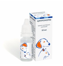 BioTestLab Ципронорм - краплі від отитів та кон'юктивітів для собак та котів 10мл