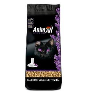 AnimAll New Наповнювач деревний 2,8 кг з ароматом лаванди