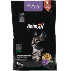 AnimAll New Наповнювач деревний 5,3 кг з ароматом лаванди
