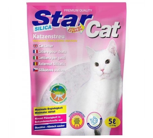SILICA GEL STAR CFT Наповнювач для котів, 5л