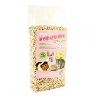 Пухнастики кукурудзяний наповнювач ECOcorn для гризунів, 2,5л