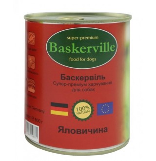 Baskerville Консерви для собак. Яловичина (400г)