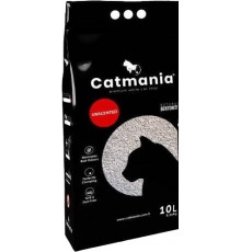 Catmania Unscented - бентонітовий наповнювач, натуральний білий, 10л