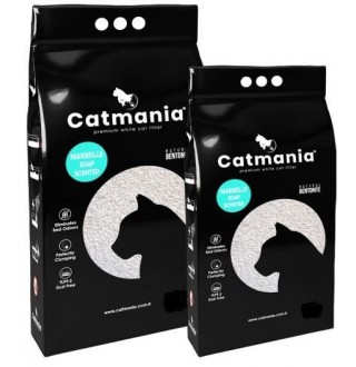 Catmania Marselle Soap - бентонітовий наповнювач, марсельске мило, бірюзові гранули, 10л