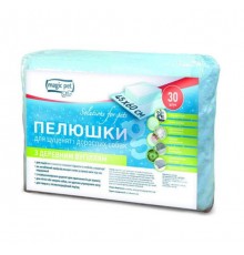 Пелюшки антибактеріальні з деревинним вуглем 45*60см, 28г/3г (30шт. упак)