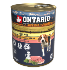 Ontario Adult Veal Pate with Herbs - консерви для собак з телятиной і травами, 800г