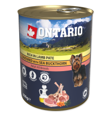 Ontario Adult Lamb Pate with Sea Buckthorn - консерви для собак з ягням і обліпихою, 800г