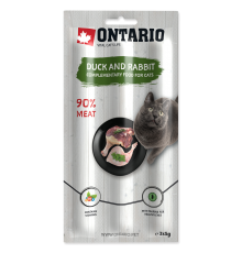 Ontario soft sticks for cats Duck&Rabbit - палички для котів з качкою та кроликом, 15г
