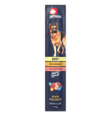 Ontario Sticks for dogs  Beef - палички для собак з яловичиною, 15г