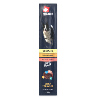 Ontario Sticks for dogs Venison - палички для собак з олениною, 15г