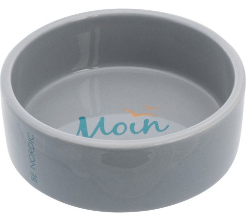TRIXIE Миска(кераміка)BE NORDIC, 0.3л/12см,сірий TX-24353