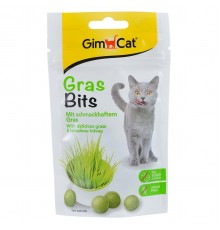 GimCat ГрасБітс таблетки для котів, 40 г, 417653/417271