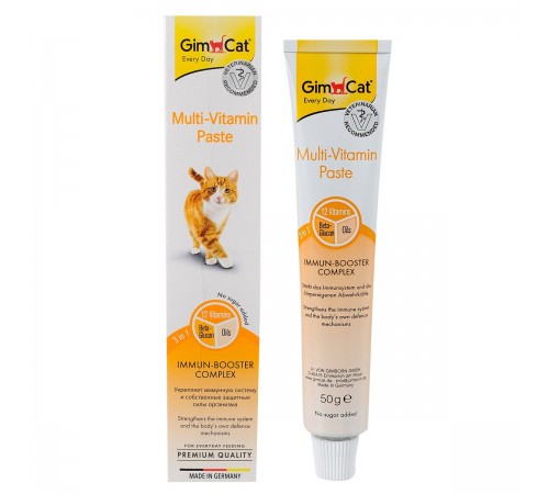 GimCat Евері Дей Мультивітамін паста для котів, 50г ,401423/421629