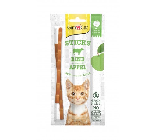 GimCat Ласощі М'ясні Дуо-палички SUPERFOOD яловичина та яблоки 3 шт.