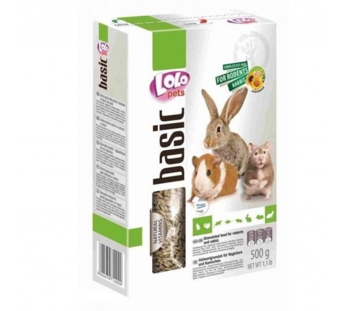 Lolopets корм гранульований для гризунів 500гр. LO-71000
