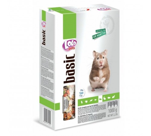 Lolopets повнораційний корм для хом'яка 1000гр. LO-71102
