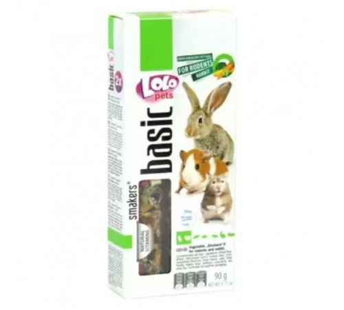 Lolopets Smakers з овочами для хом'яка 90гр. LO-71108