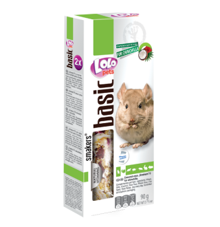 Lolopets Smakers з кокосом та пелюстками троянд для ШИНШИЛ 90гр. LO-71605