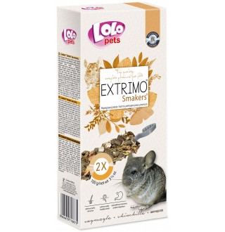 Lolopets Smakers® Extrimo для шиншил 100гр., LO-71667