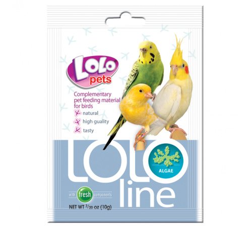 Lolopets LOLOLINE водорості для птахів 10гр. LO-72042